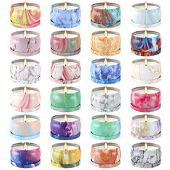 WPONSZU 24-fragrances candle set displayed for home ambience and gifting options
