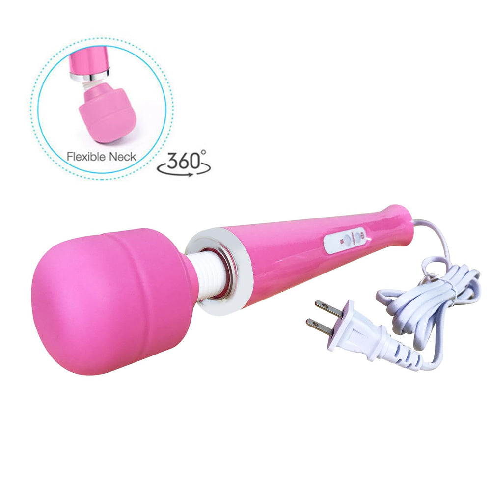 Wrrozz pink massager wand 60-inch cord for unrestricted reach.