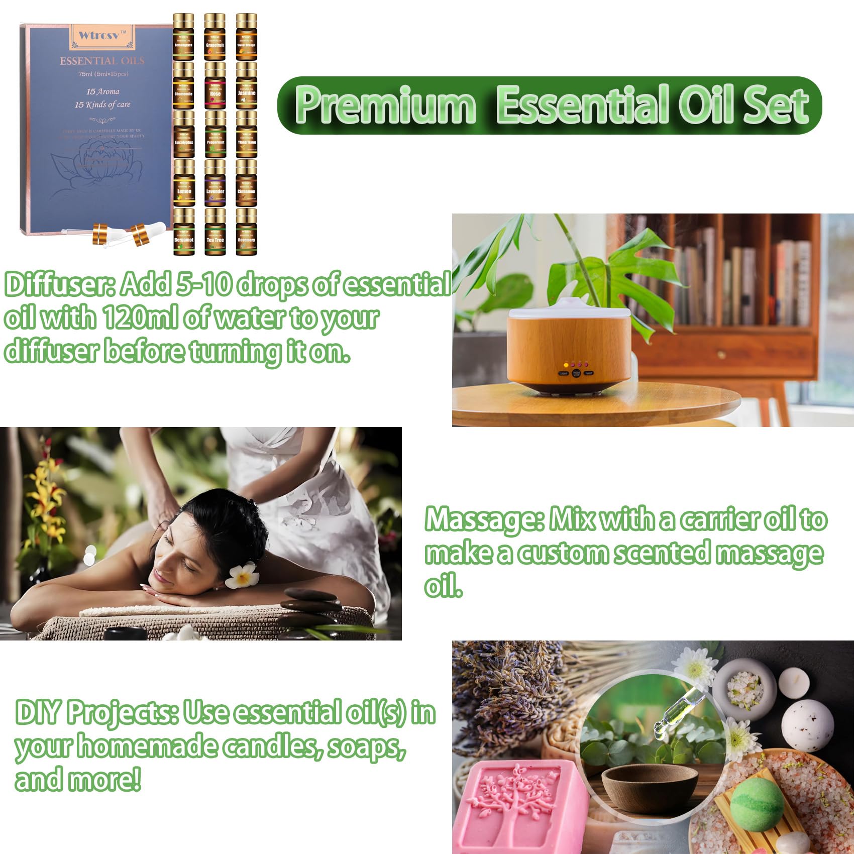 Wtrcsv essential oils support DIY candle and soap making.