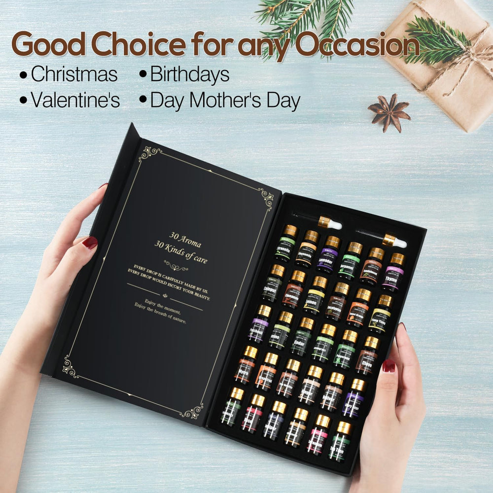 Wtrcsv essential oils variety scent-collection supports DIY projects.