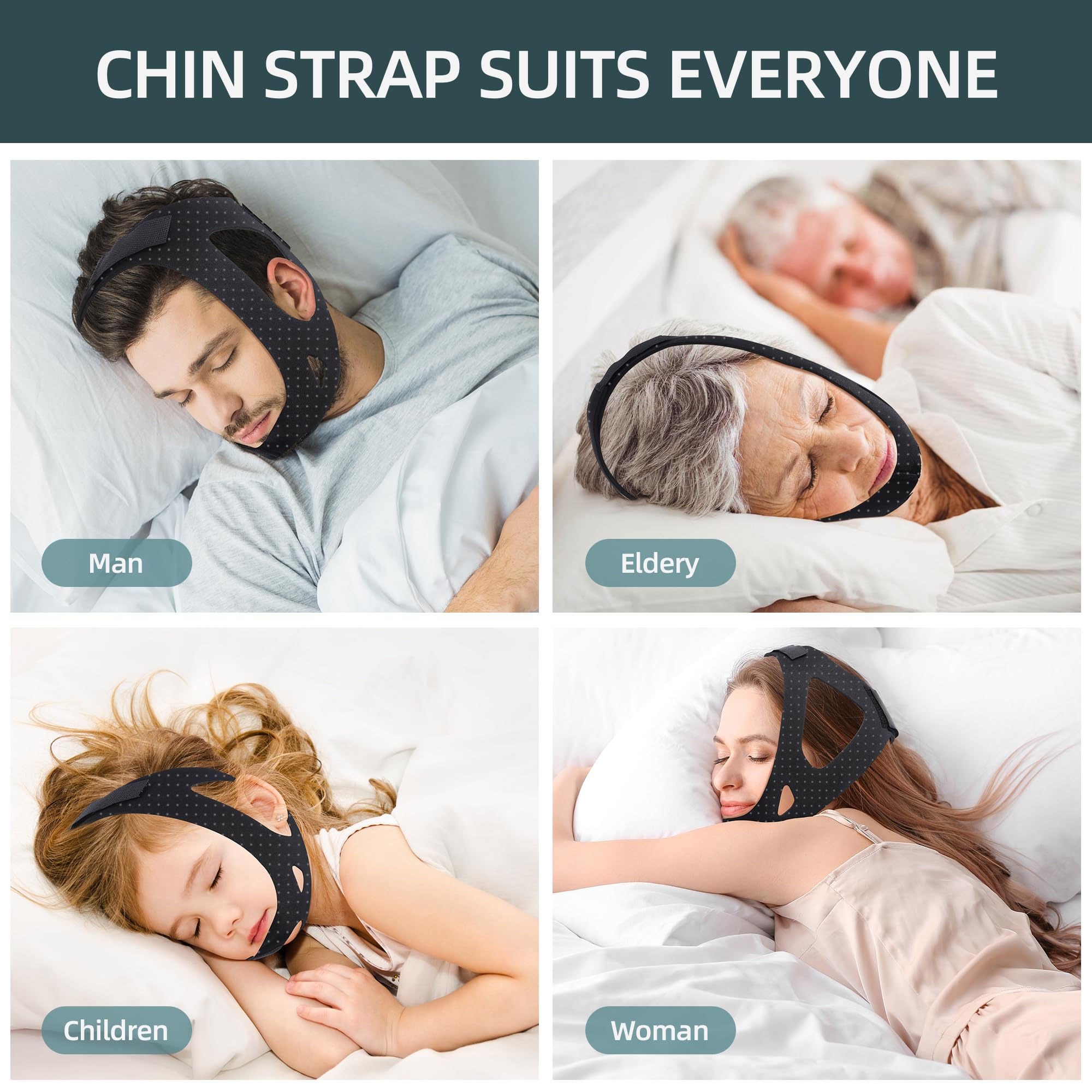 WtyJuvenic travel-friendly chin strap ready for trips and overnight stays