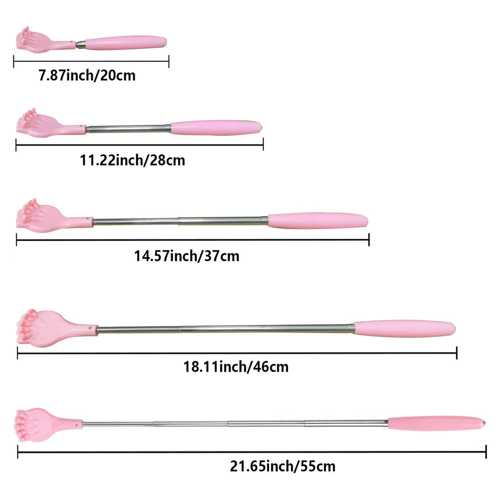 WUBAYI compact back scratcher folds for easy travel and storage.