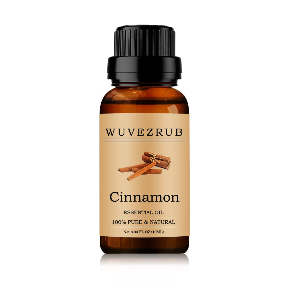 Wuvezrub cinnamon oil bottle for diffuser aroma and DIY fragrance.