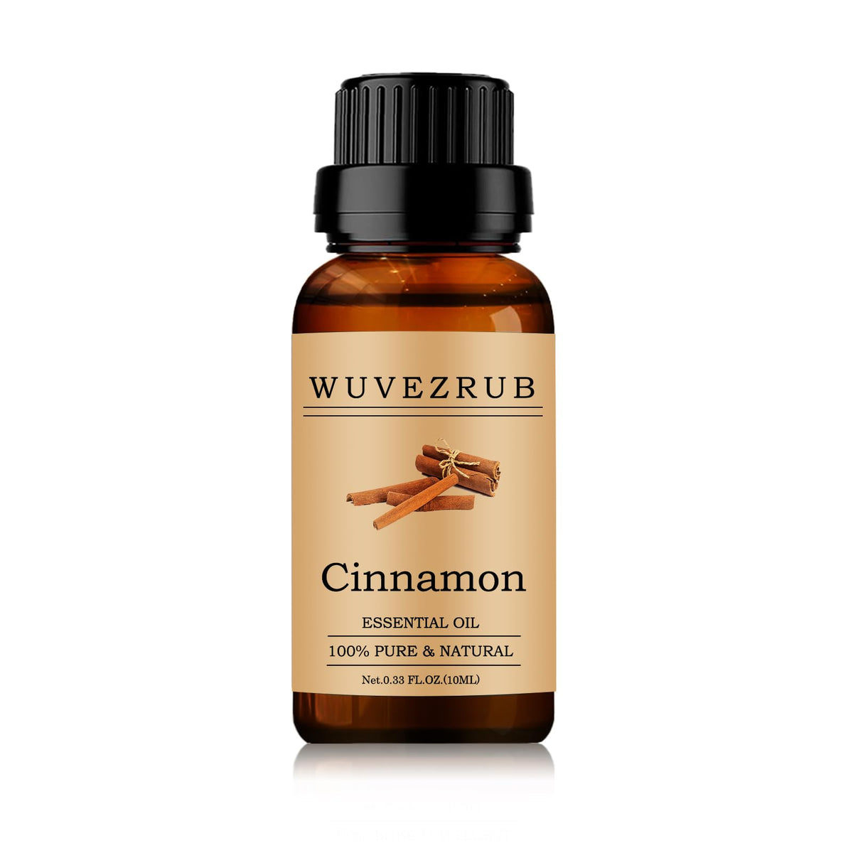 Wuvezrub cinnamon oil bottle for diffuser aroma and DIY fragrance.