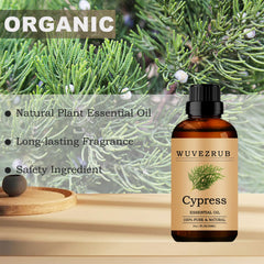 Wuvezrub Cypress essential oil for skincare routine