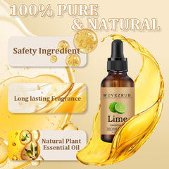 Wuvezrub Difusor con aceite de limón para notas cítricas.