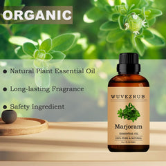 Wuvezrub Marjoram essential oil mixed into skincare routine