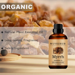 Wuvezrub Myrrh oil added to toner or cream for skincare routine.