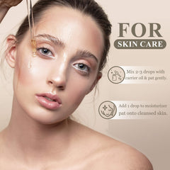 Wuvezrub coconut oil applied to skin and hair for gentle care