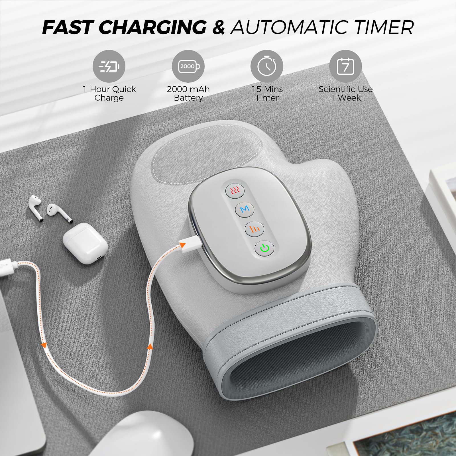 Packaging upgrade image featuring the new finger clip accessory
