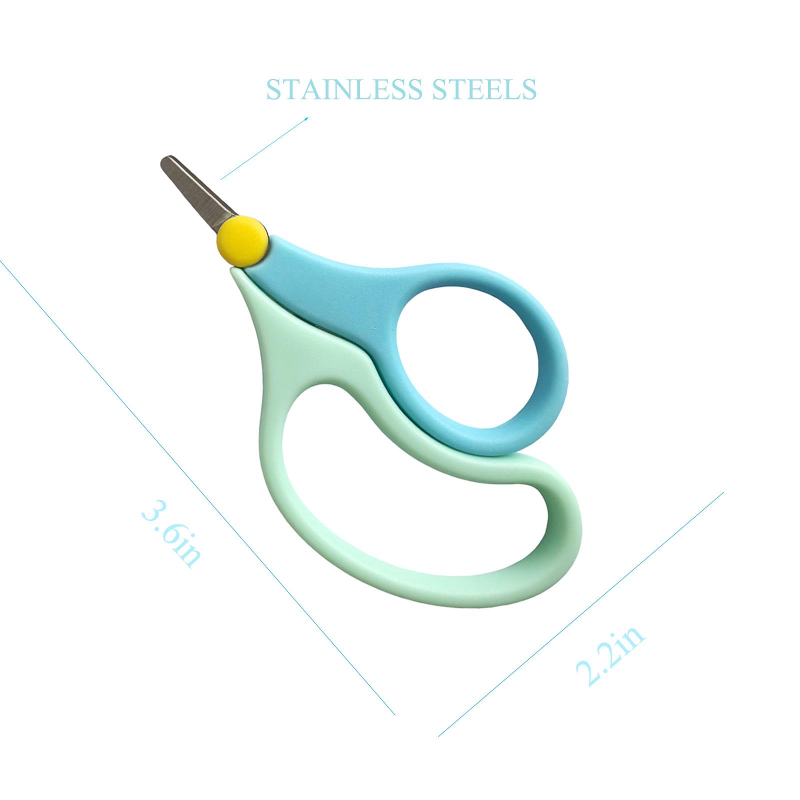 WWZJ compact travel size scissors ideal for on the go nail care