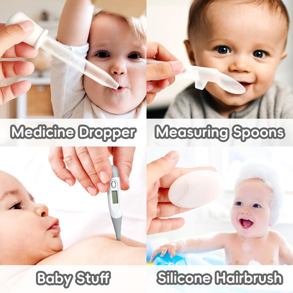 WXA Baby nail clippers and file for safe trimming of tiny nails.