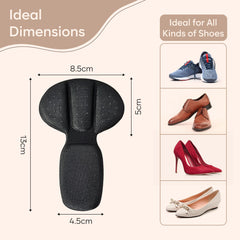 WY Lighting Level adhesive heel grip pad secures heels in place, reducing slipping.