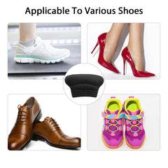 Breathable black cushion fits many shoe types and sizes.