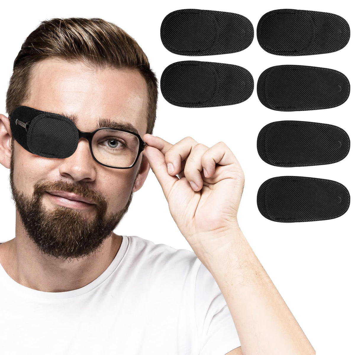 WY LIGHTING LEVEL eye patch on glasses with soft material for comfort