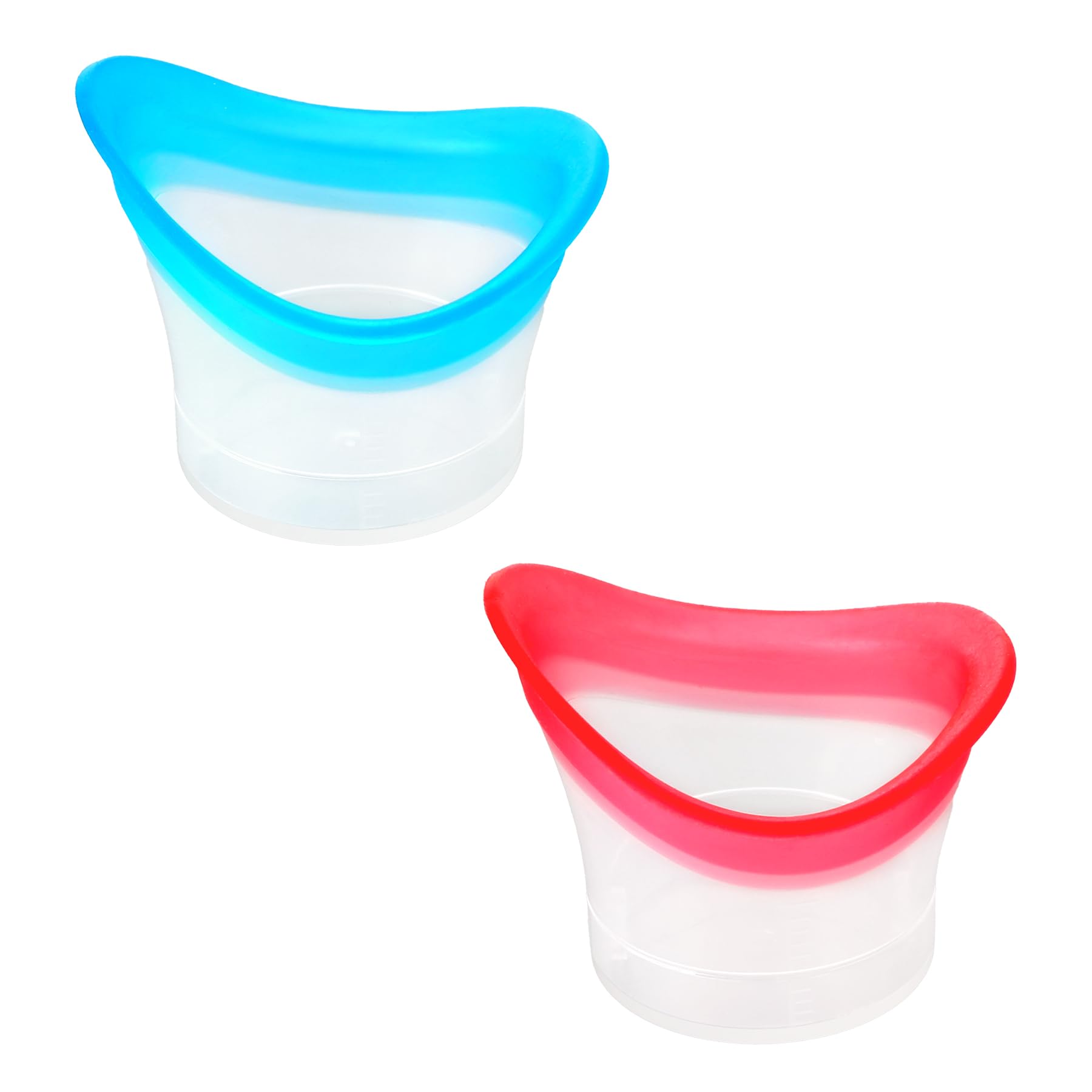 WY LIGHTING LEVEL eye wash cup with soft silicone edge for gentle cleansing