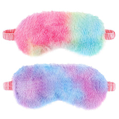 WY LIGHTING LEVEL plush eye mask 2-pack blocks light for restful nights
