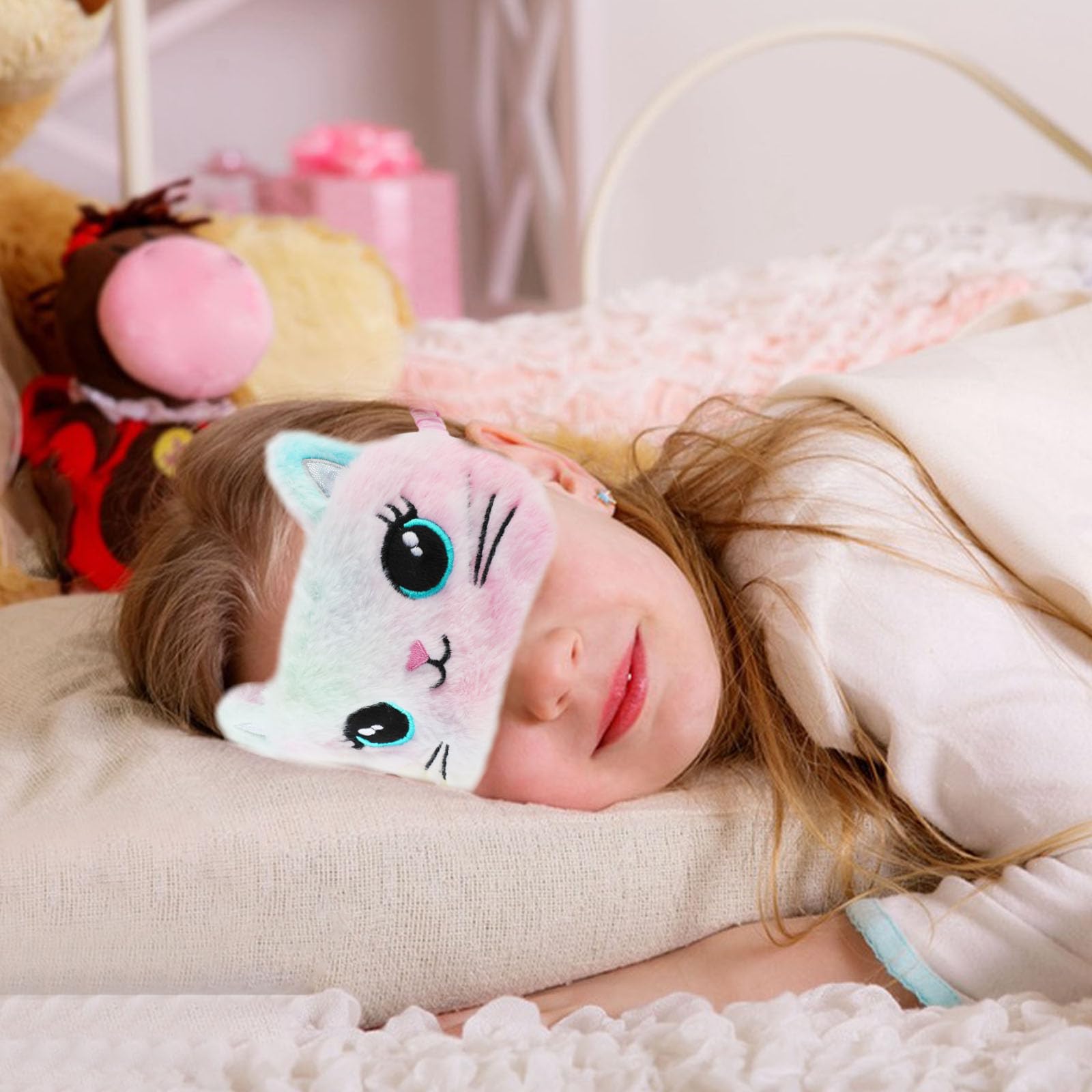 WY LIGHTING LEVEL two-pack plush masks for home or office