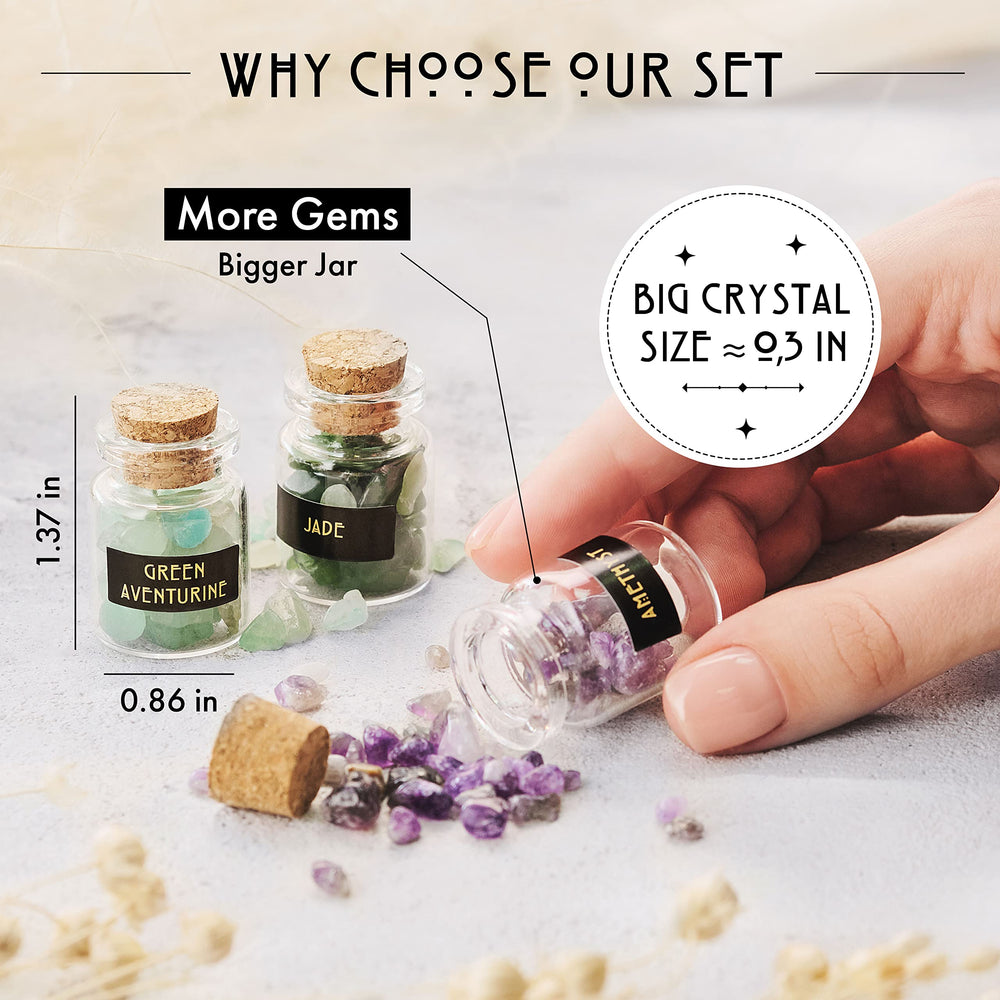 Wyspell witchcraft crystal bulk for decor crafts and spell jars