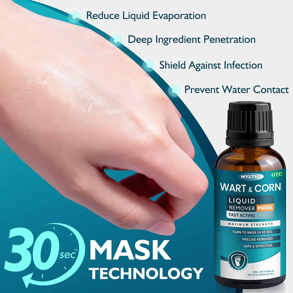 WYXTRO 30ml bottle ready for home wart removal routines.
