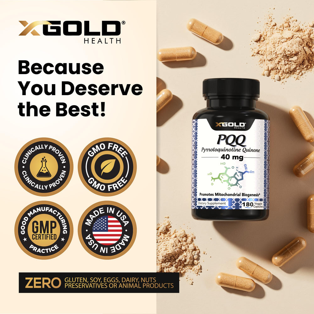 X Gold Health bottle pour cap scene suggesting easy daily dosing