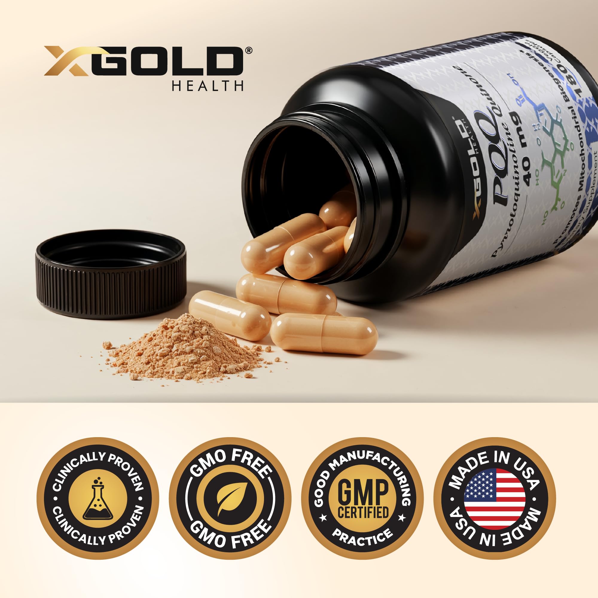 X Gold Health daily use capsules scene indicating convenient wellness support