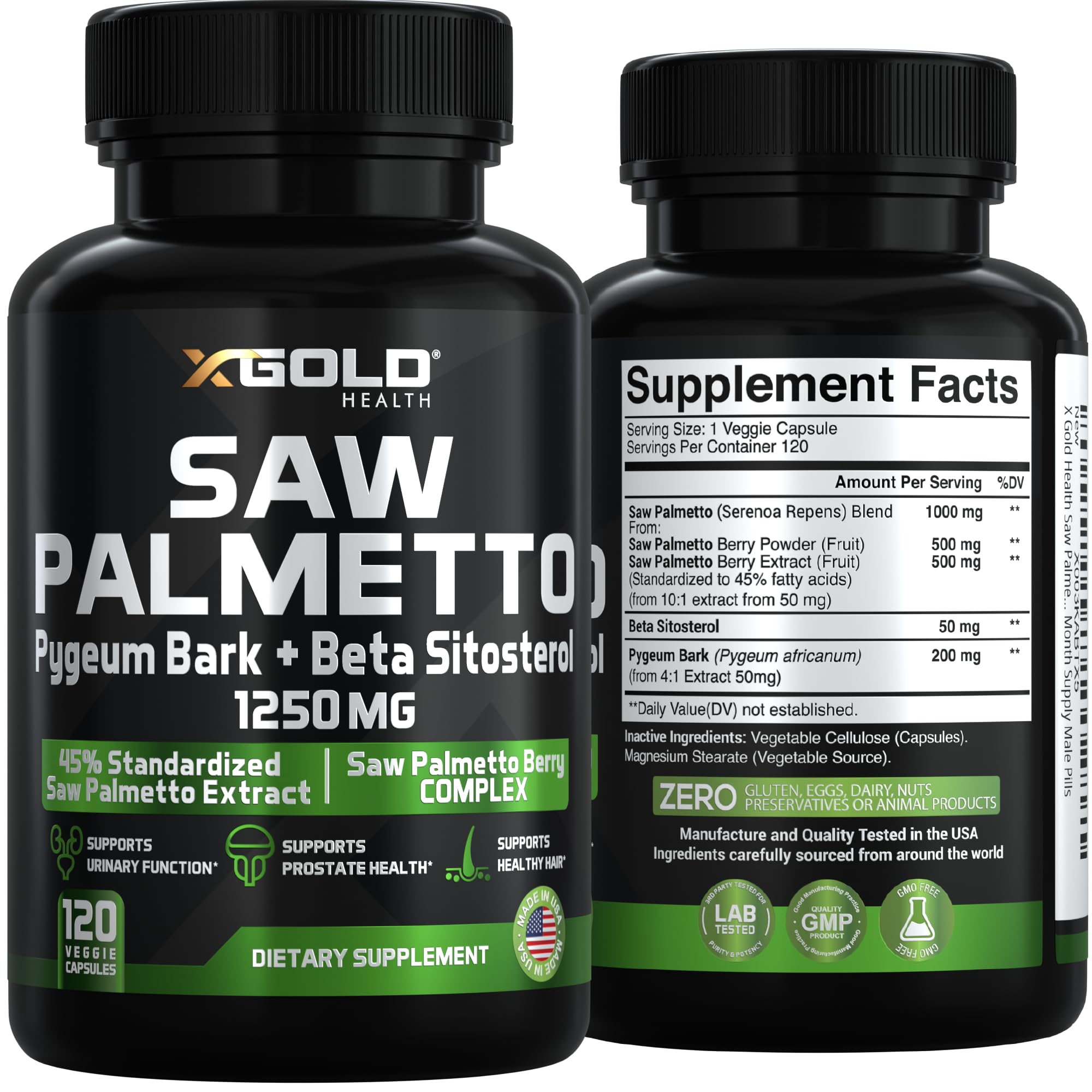 X Gold Health daily wellness routine setup for men