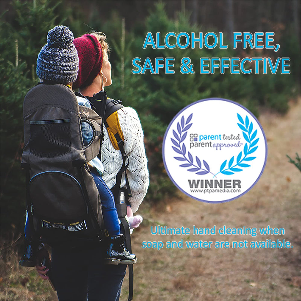 X3 Clean alcohol-free sanitizer provides safe, non-irritating protection in crowded spaces.