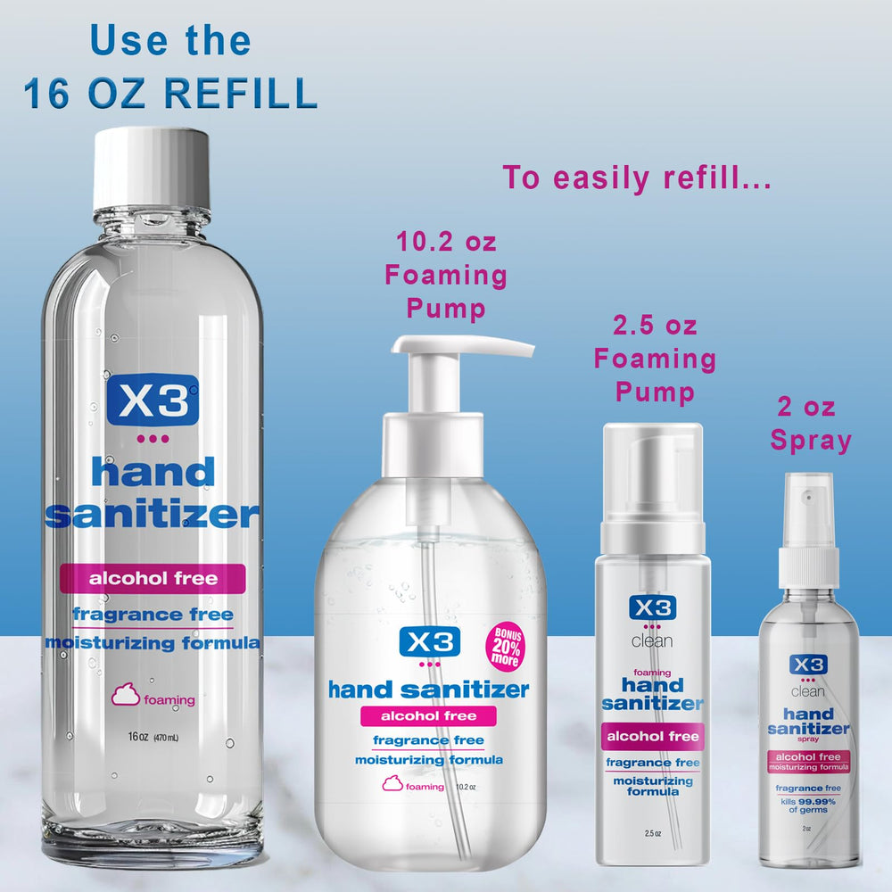 X3 Clean family-safe design suitable for home, school, and workplace.