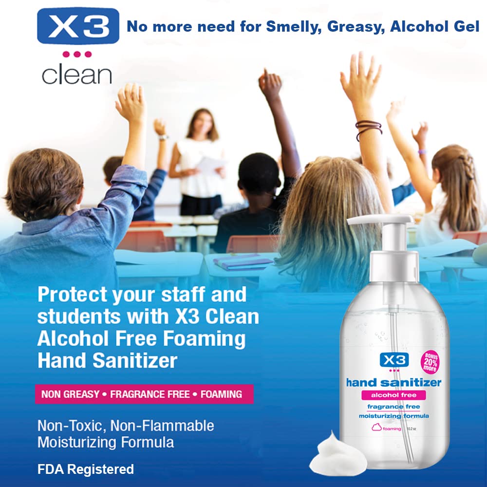X3 Clean on office desk with moisture-friendly formula