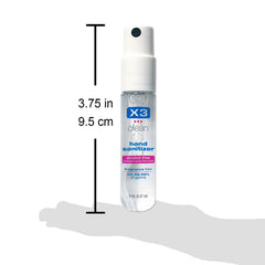 X3 Clean 12-pack of mini sanitizers ready in a bag for daily touch-ups.