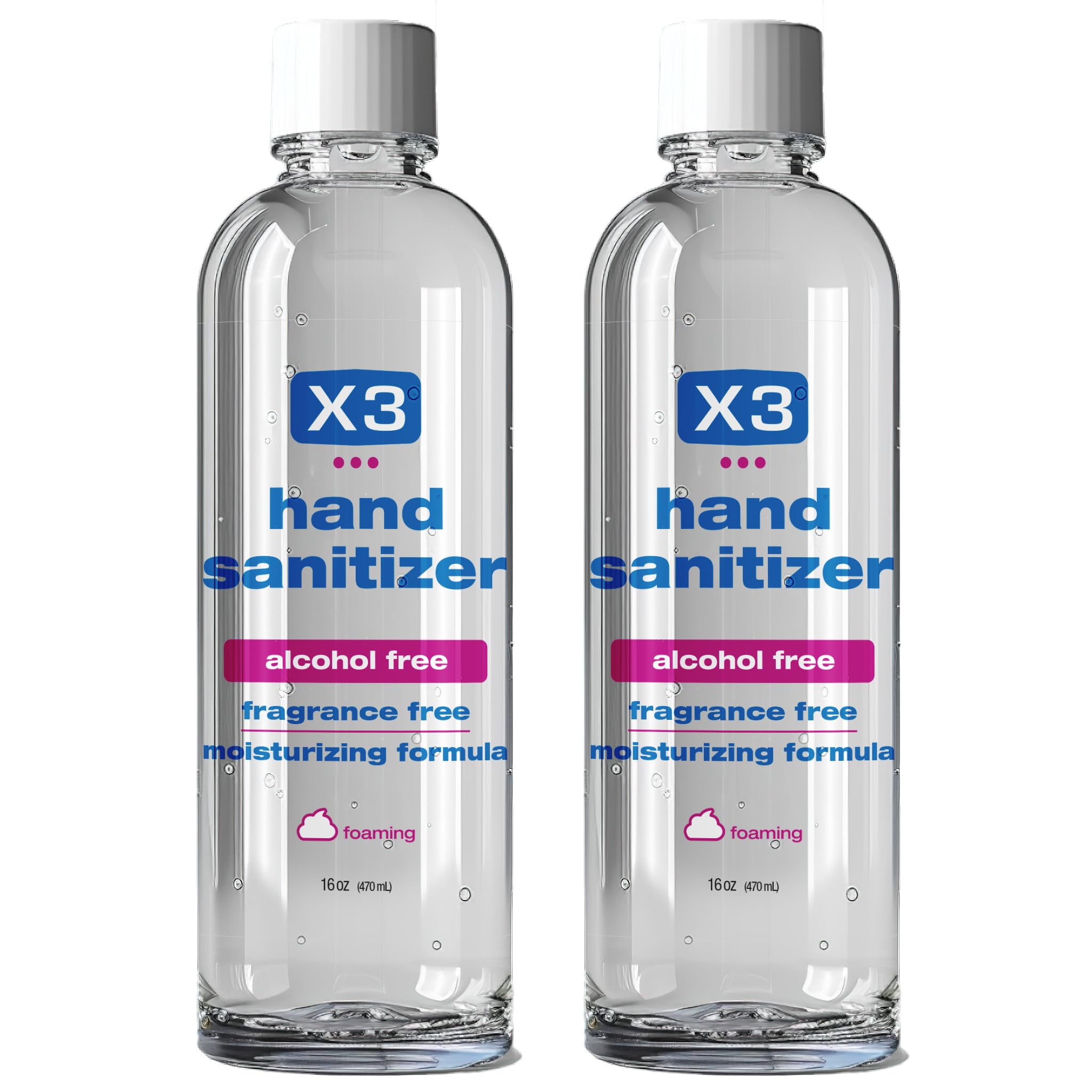 X3 Clean refill 16 oz bottle front view for easy at-home refills.