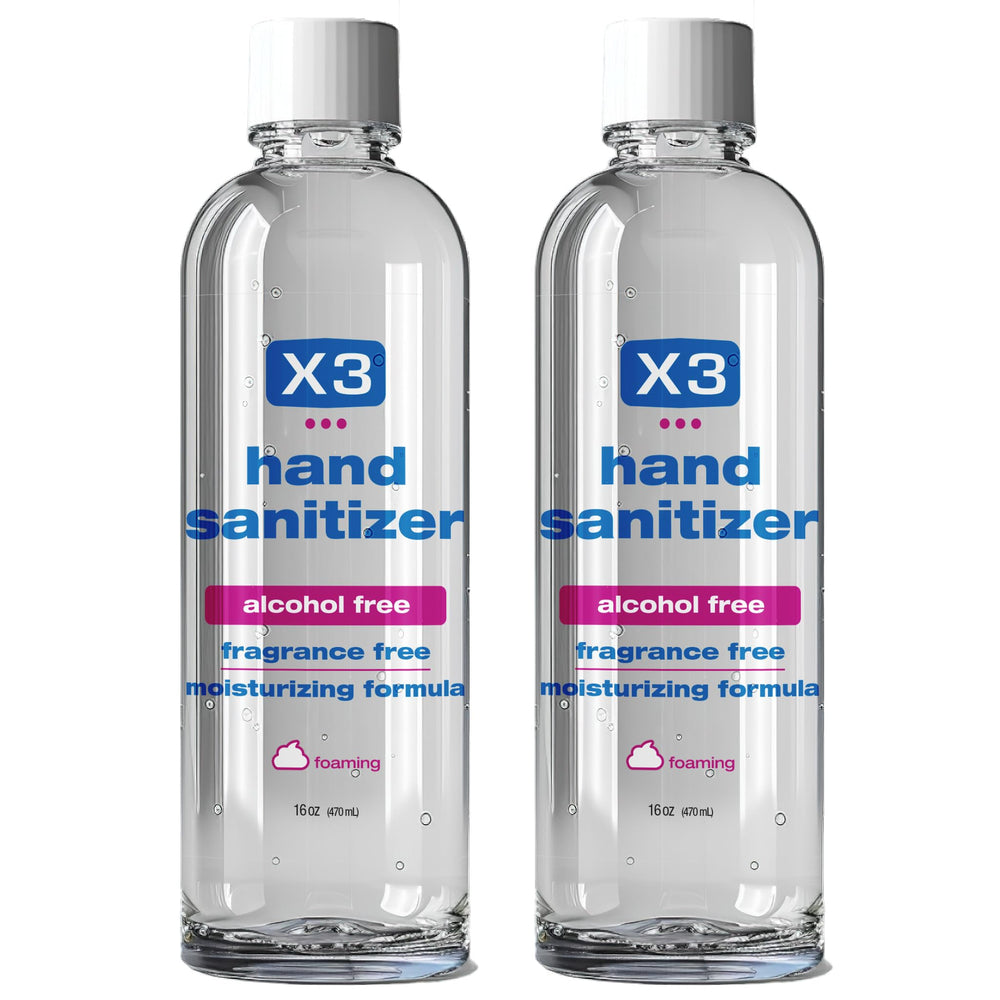 X3 Clean refill 16 oz bottle front view for easy at-home refills.