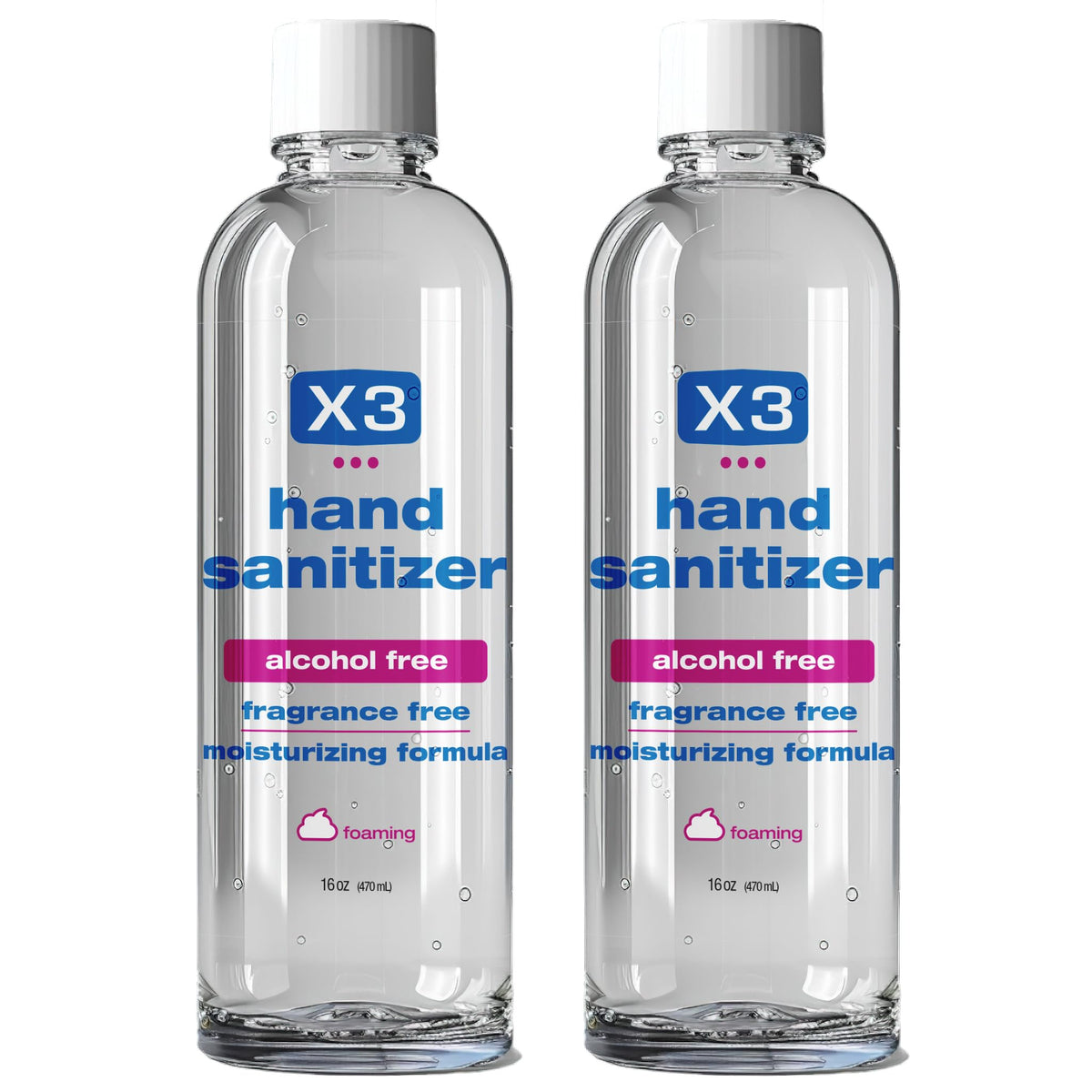 X3 Clean refill 16 oz bottle front view for easy at-home refills.