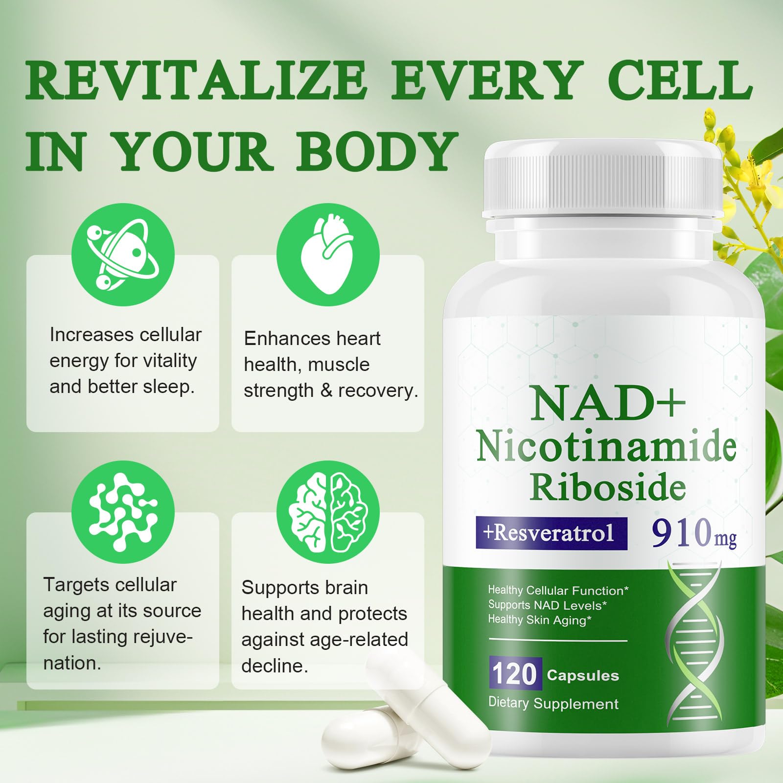 Xaarty NAD bottle being poured into a glass for a simple daily routine