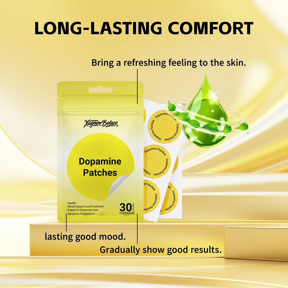 Xagnum Bolace Dopamine Patches ultra-thin adhesive detail for breathable comfort.