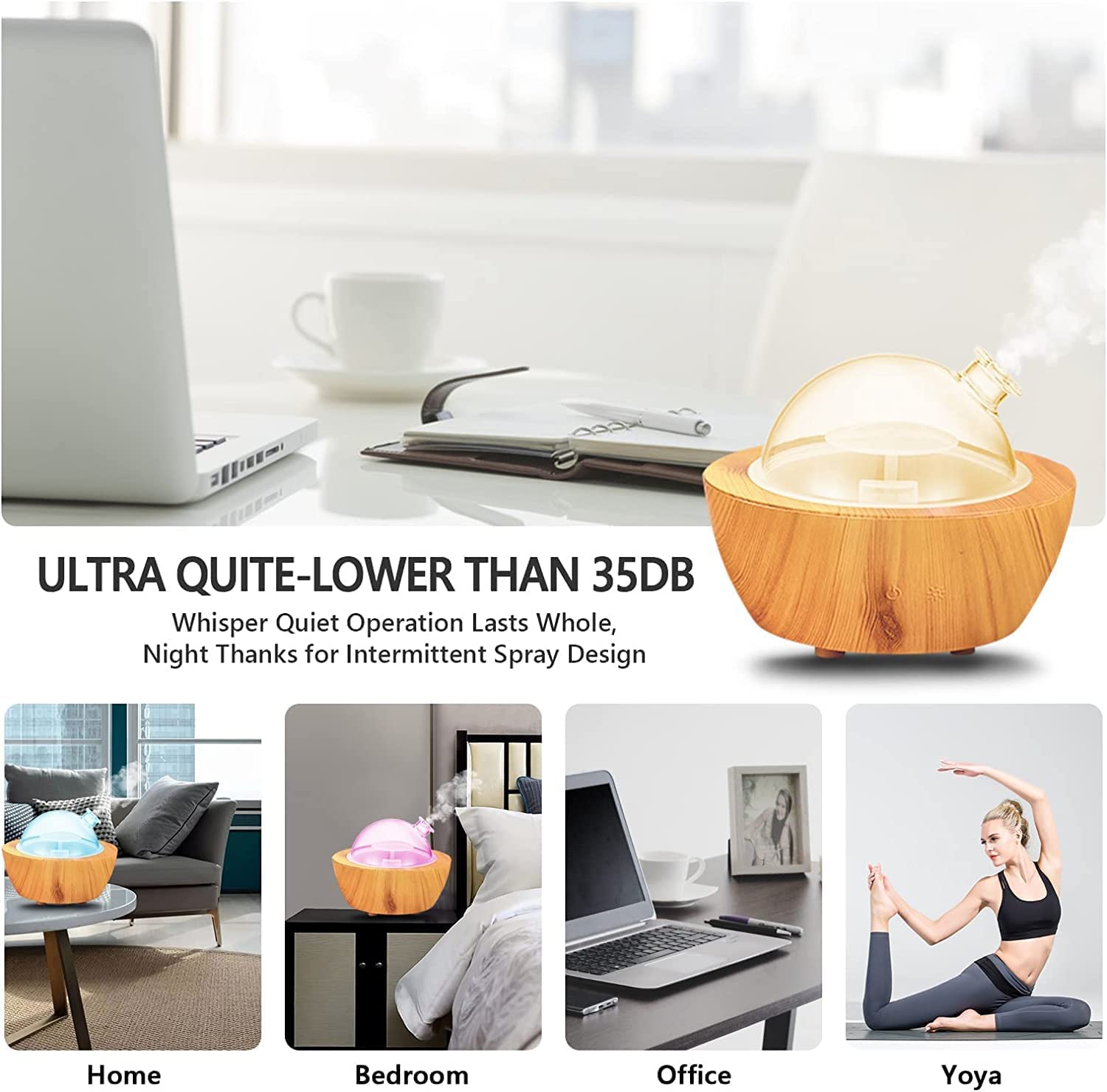 XANAPHIA BPA-free diffuser with auto shut-off for safe use