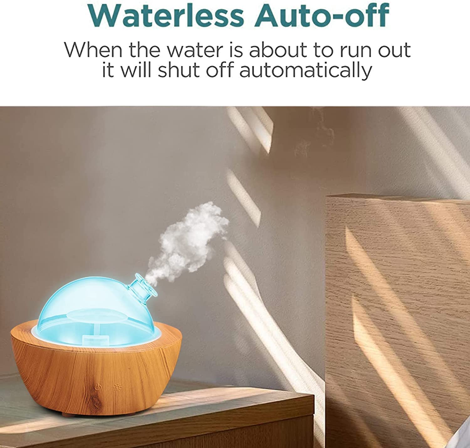 XANAPHIA ultra-quiet diffuser operates quietly to support restful sleep