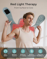 Xasla infrared dual-wavelength pad delivers deep warmth.