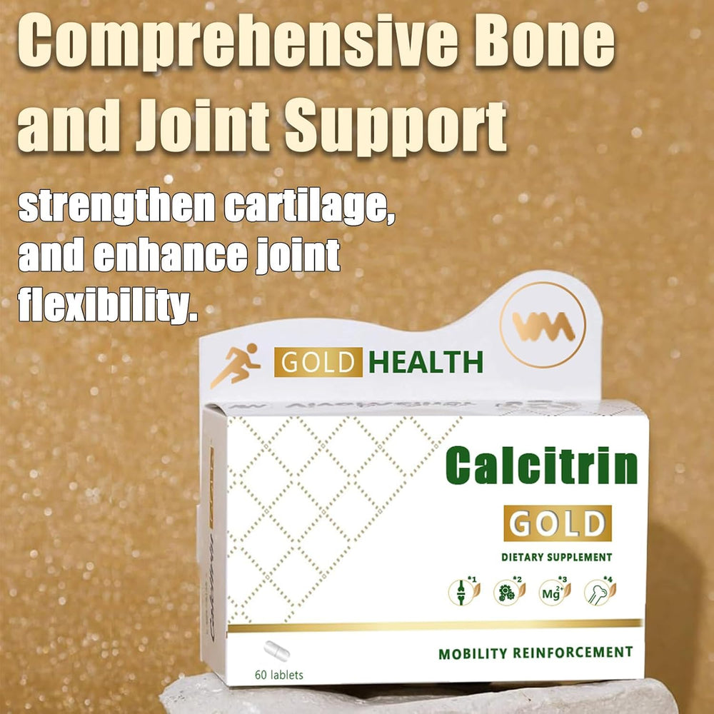 XCFXCF Calcitrin Gold tablet-pack shows convenient dosing for joint health.