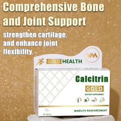 XCFXCF Calcitrin Gold tablet-pack shows convenient dosing for joint health.