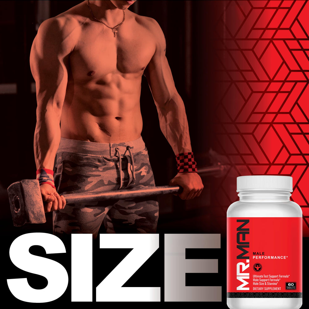 XENXNUTRA LABS Mr Man product scene suggesting enhanced endurance in real life.