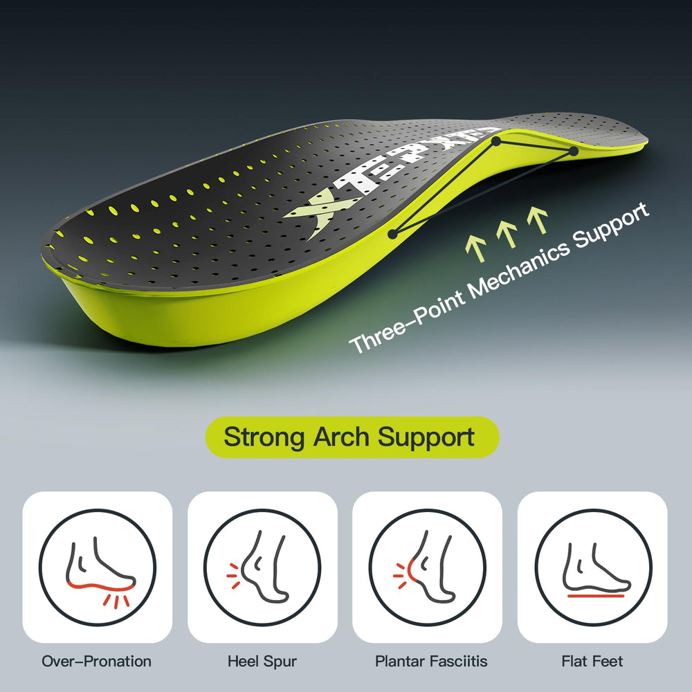 XEPXEP energy-return insoles boost speed and explosive movements in training.