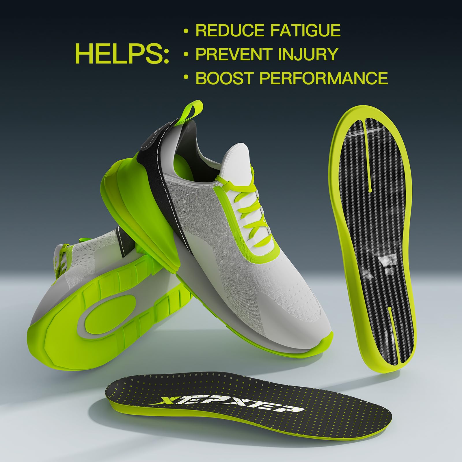 XEPXEP kinetic feedback system demonstrates jump and speed potential.