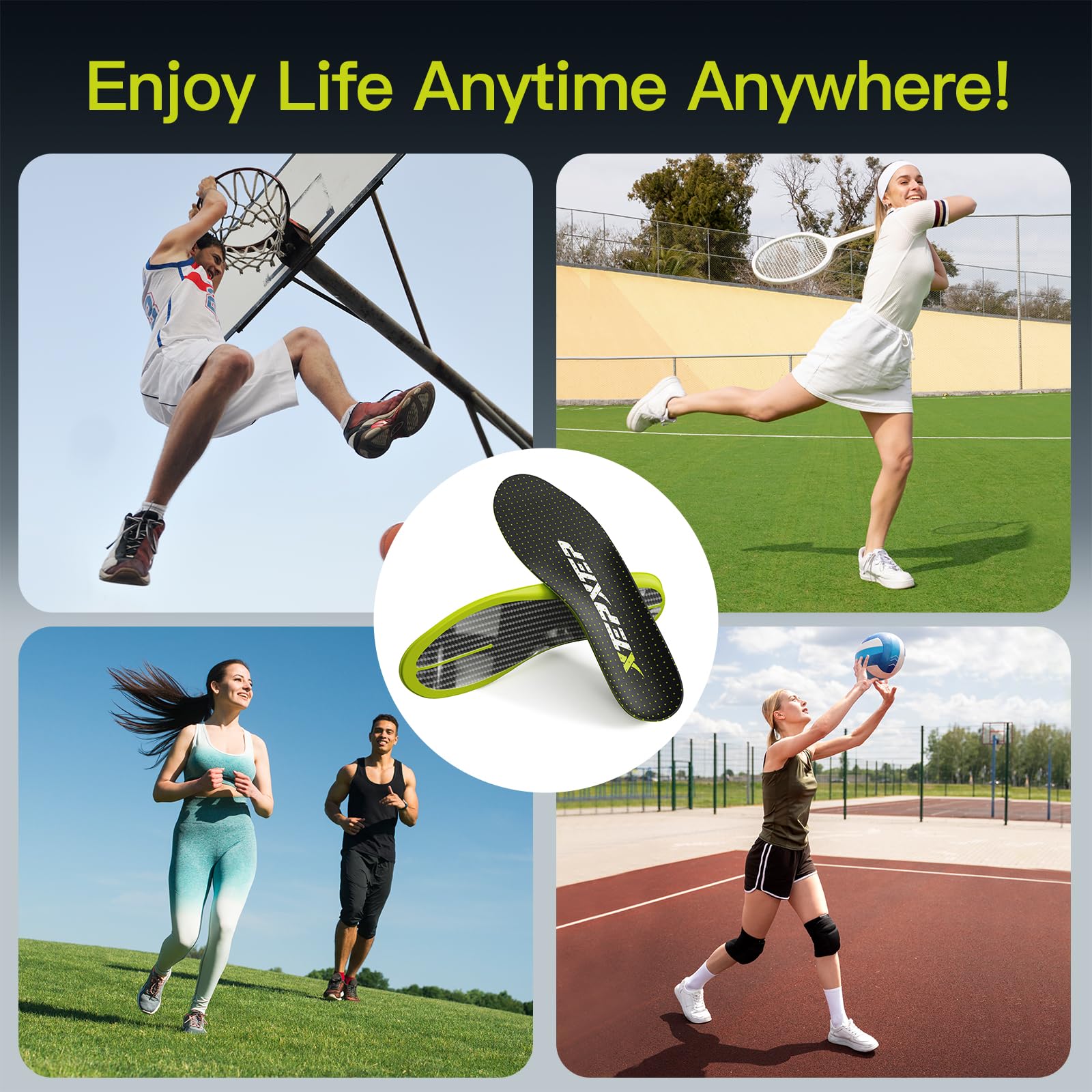 XEPXEP insoles with 1-year warranty and 90-day returns for risk-free purchase.