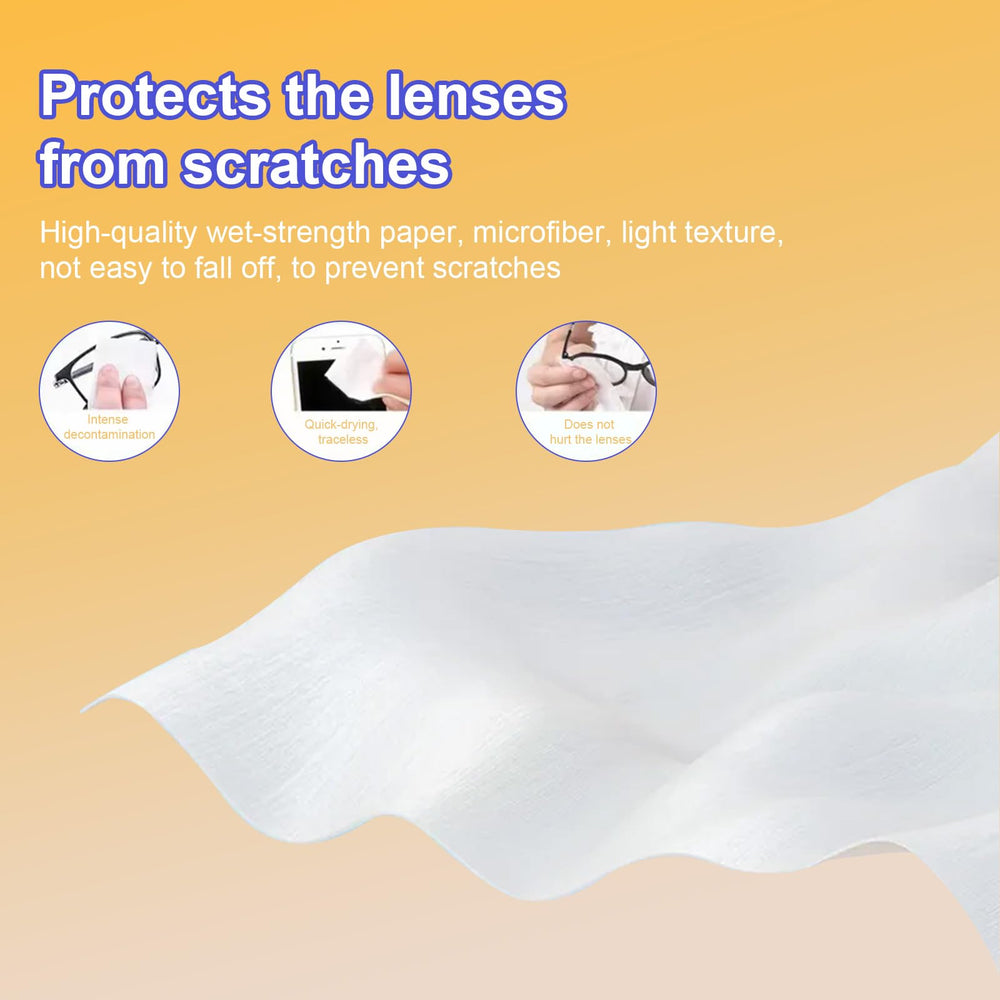 xflyxin lens wipes safe cleaning for coated lenses on various devices.