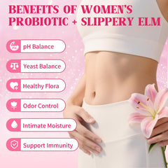 XIAAN nutrition label closeup displays the 4-strain probiotic blend.