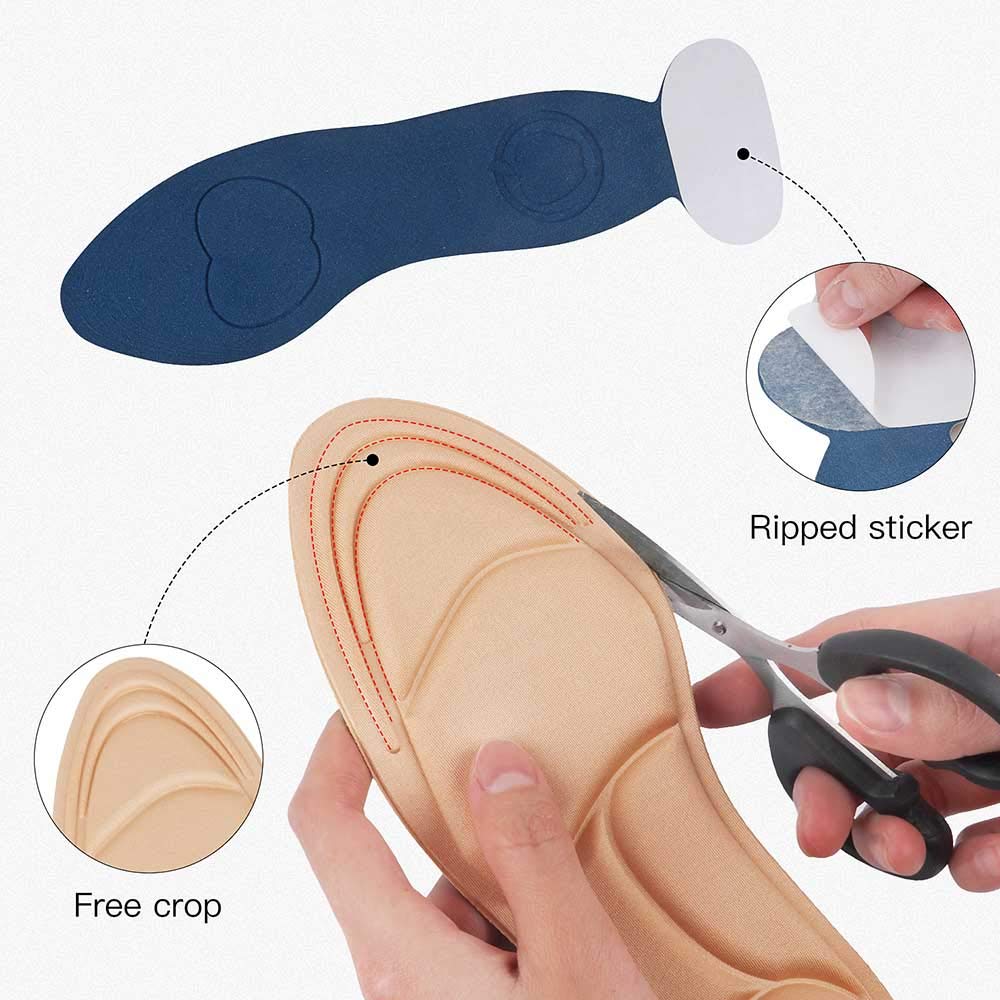 XIANEWS cushioned padding supports feet and reduces heel soreness during long days.