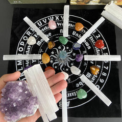 XIANNVXI selenita para meditación, enfoque y claridad durante la práctica.