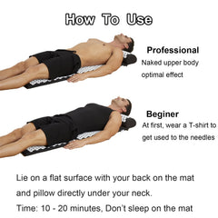 Xiaomage acupressure pillow grid closeup of nodes